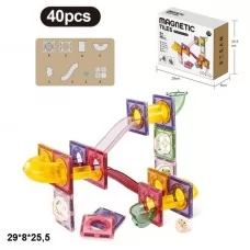 Магнитный конструктор BabyToys XC-C3 с шариком 40 деталей