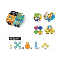 Магнитный конструктор BabyToys XC-D 15, 16 деталей