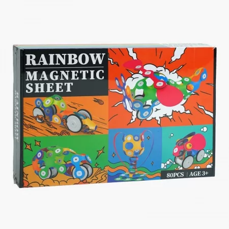 Магнитный конструктор BabyToys 80 деталей для детей от 3 лет Магнитный конструктор BabyToys 80 деталей для детей от 3 лет