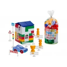 Конструктор Лидер №3 Colorplast 1-052 100 деталей