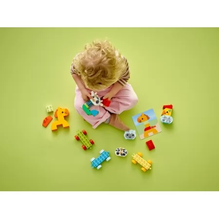 Перший конструктор для малят Поїзд тваринок LEGO DUPLO My First, 19 деталей 10412 Перший конструктор для малят Поїзд тваринок LEGO DUPLO My First, 19 деталей 10412