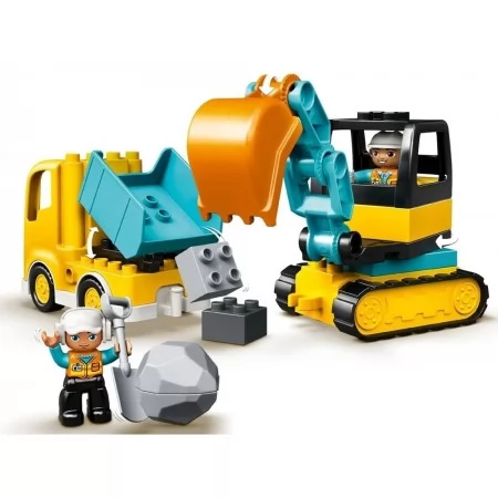 Конструктор LEGO DUPLO Грузовик и гусеничный экскаватор 10931