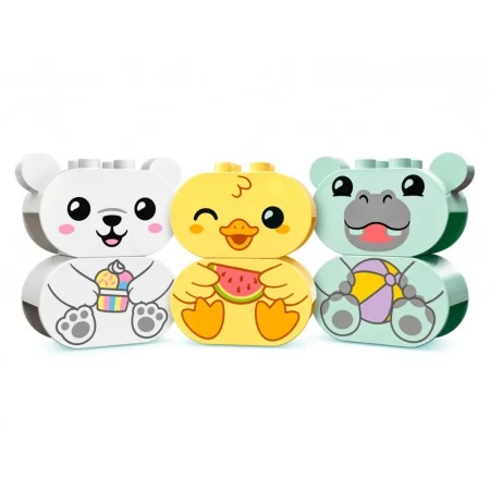 Конструктор LEGO DUPLO My First Веселое купание: Плавающий поезд с животными, 14 деталей 10965