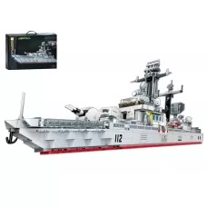 Конструктор 23028 авіаносець Keeppley, 1621 деталь, масштаб 1:669, збірна модель, пластик