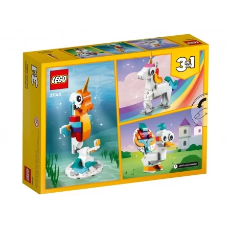 Конструктор LEGO Creator 3 в 1 Магический единорог, 145 деталей 31140 Конструктор LEGO Creator 3 в 1 Магический единорог, 145 деталей 31140