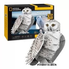 3D пазл CubicFun Исчезающие животные Снежная сова DS1079h 3D пазл CubicFun Исчезающие животные Снежная сова DS1079h
