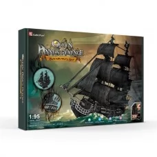 3D пазл CubicFun Корабль Черной Бороды Месть Королевы Анны большой T4018h 