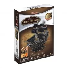 3D пазл CubicFun Корабль Месть Королевы Анны T4005h 