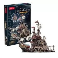 3D пазл CubicFun Пиратский корабль Тортуга T4039h 