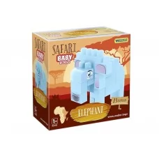 Baby Blocks конструктор Сафари – слон Wader 41502