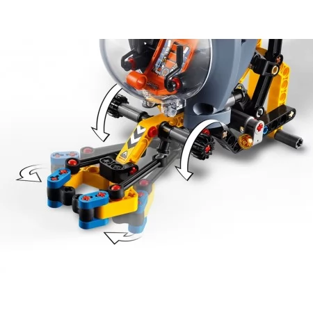 Конструктор LEGO Technic Глибоководний дослідницький підводний човен, 413 деталей 42201