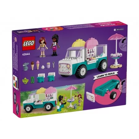 Конструктор LEGO Friends Хартлейк-Сіті Фургон із морозивом, 92 деталей 42644