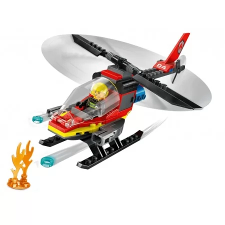 Конструктор LEGO City Пожарный спасательный вертолет, 85 деталей 60411 Конструктор LEGO City Пожарный спасательный вертолет, 85 деталей 60411