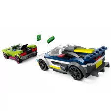 Конструктор LEGO City Преследование маслкара на полицейском автомобиле, 213 деталей 60415