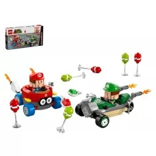 Конструктор LEGO Super Mario Mario Kart Baby Mario vs Baby Luigi, 321 деталь 72034