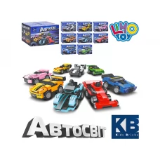 Конструктор Машинки KB 6001 От 45 деталей (цена за 1шт)