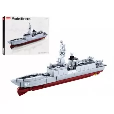 Конструктор Военный корабль B0702 459 деталей