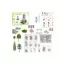 Конструктор из мини-кирпичиков Дом BLOCKY Поднебесная Крепость Strateg 31004