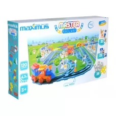 Конструктор Мастер 4К Железная дорога 120 элементов Maximus 5211