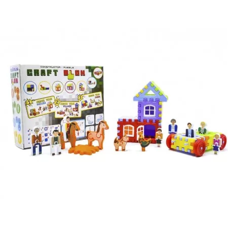 Конструктор Craft Blok 77 деталей Maximus ферма 9176 Конструктор Craft Blok 77 деталей Maximus ферма 9176