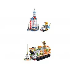 Конструктор космическая техника 8в1 633086-87 От 81 деталей