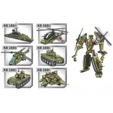 Конструктор Военный транспорт Limo Toy KB 160 от 131 детали