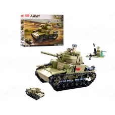 Конструктор Танк Военный B0711 463 детали