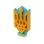 Конструктор Герб Украины, 203 детали, Технок 0129