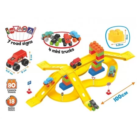 Конструктор Construction Set, 80 деталей, Технок 8461