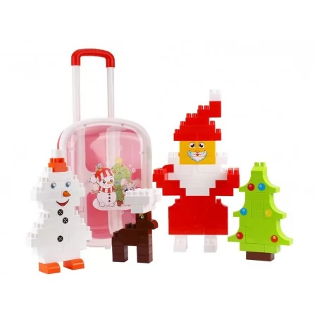 Конструктор Building Blocks 87 деталей в чемодане, Технок 8805 Конструктор Building Blocks 87 деталей в чемодане, Технок 8805
