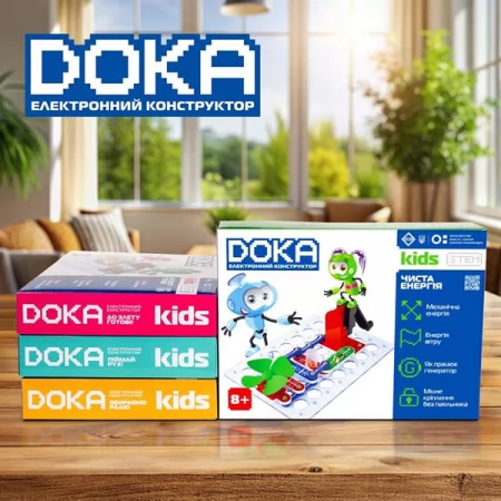 Электронный конструктор Doka Чистая энергия D70704 Электронный конструктор Doka Чистая энергия D70704