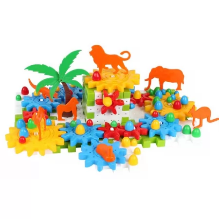  Игрушка "Конструктор" 3763 "Technok Toys" 118 деталей, фигурки животных, в коробке