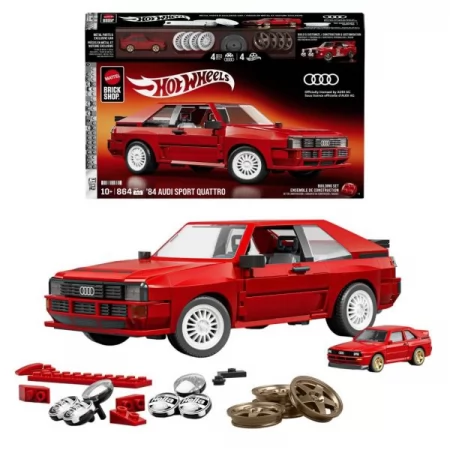 Колекційна машинка-конструктор "Audi ‘84 Sport Quattro" серії "Elite" Mattel Brick Shop Колекційна машинка-конструктор "Audi ‘84 Sport Quattro" серії "Elite" Mattel Brick Shop
