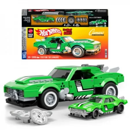 Коллекционная машинка-конструктор "Camaro" серии "Speed" Mattel Brick Shop Коллекционная машинка-конструктор "Camaro" серии "Speed" Mattel Brick Shop