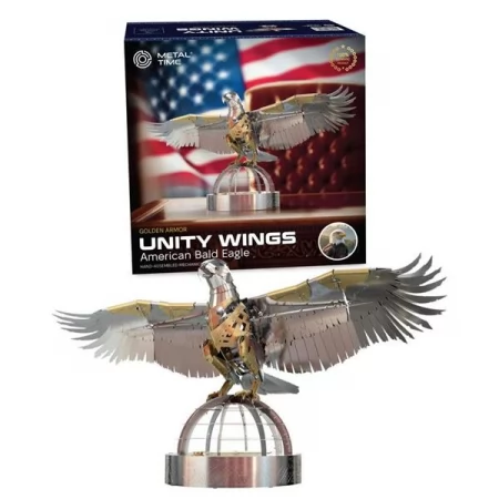 Коллекционная модель Metal Time Unity Wings Eagle Golden Armor MT101GA/READY 