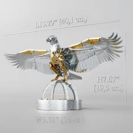 Коллекционная модель Metal Time Unity Wings Eagle Golden Armor MT101GA/READY 