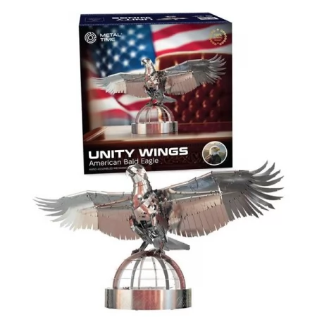 Коллекционная модель Metal Time Unity Wings Eagle Silver Armor MT101/READY 