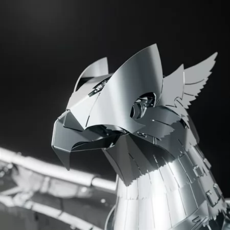Коллекционная модель Metal Time Unity Wings Eagle Silver Armor MT101/READY 