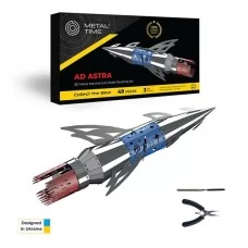 Колекційна модель-конструктор Metal Time Ad Astra механічна космічна ракета MT050 