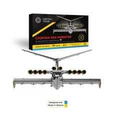 Коллекционная модель-конструктор Metal Time Caspian Sea Monster Ekranoplan Экроплан MT099 