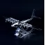 Коллекционная модель-конструктор Metal Time Celestial Hercules Spruce Goose H-4 Aircraft Самолет механический MT100 