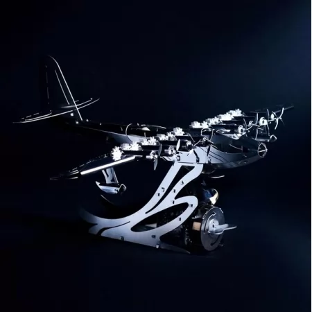 Коллекционная модель-конструктор Metal Time Celestial Hercules Spruce Goose H-4 Aircraft Самолет механический MT100 