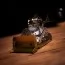 Коллекционная модель-конструктор Metal Time Graceful CAT механический бульдозер MT073