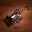 Коллекционная модель-конструктор Metal Time Graceful CAT механический бульдозер MT073