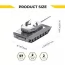 Коллекционная модель-конструктор Metal Time Leopard 2 Tank Танк Леопард 2 MT079 