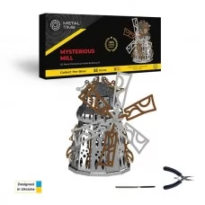 Коллекционная модель-конструктор Metal Time Mysterious Mill Мельница электронная двухцветная MT054 Коллекционная модель-конструктор Metal Time Mysterious Mill Мельница электронная двухцветная MT054
