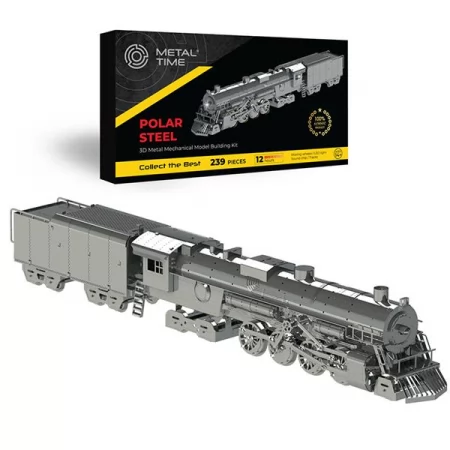 Коллекционная модель-конструктор Metal Time Polar Steel Полярный експесс механический MT052ST 