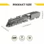 Коллекционная модель-конструктор Metal Time Polar Steel Полярный експесс механический MT052ST 