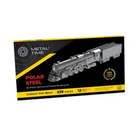 Коллекционная модель-конструктор Metal Time Polar Steel Полярный експесс механический MT052ST 