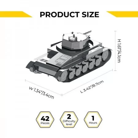 Коллекционная модель-конструктор Metal Time Pz.Kpfw. II танк MT060